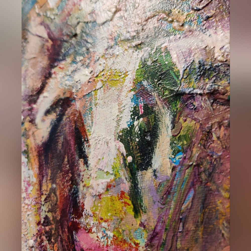 Abstract Cow Painting - Multicolor - Picture 13 of 13